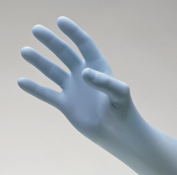 Gloves Exam Nitrile P-F NitriDerm® Ultra Blue X- .. .  .  